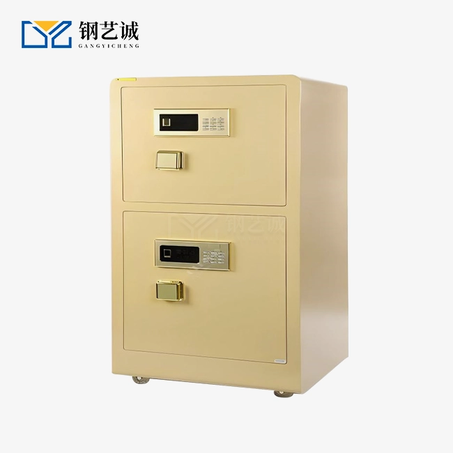Two-Door Fingerprint Password Safe Cabinet